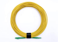 Câble à Fibre Optique LC/APC à LC/APC Monomode Simplex, 9/125 μm Jarretière Optique LSZH (0,5M)